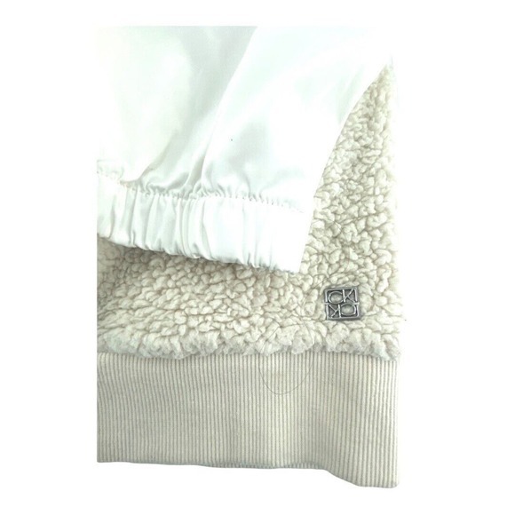 Calvin Klein Women's Fleece Jacket Windbreaker‎ Half Zip Mock Neck Pockets Large - Picture 6 of 8